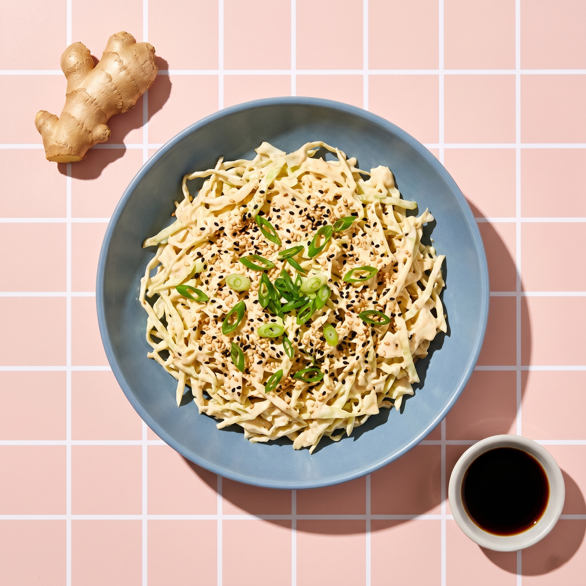 Asian Cabbage & Tahini Salad