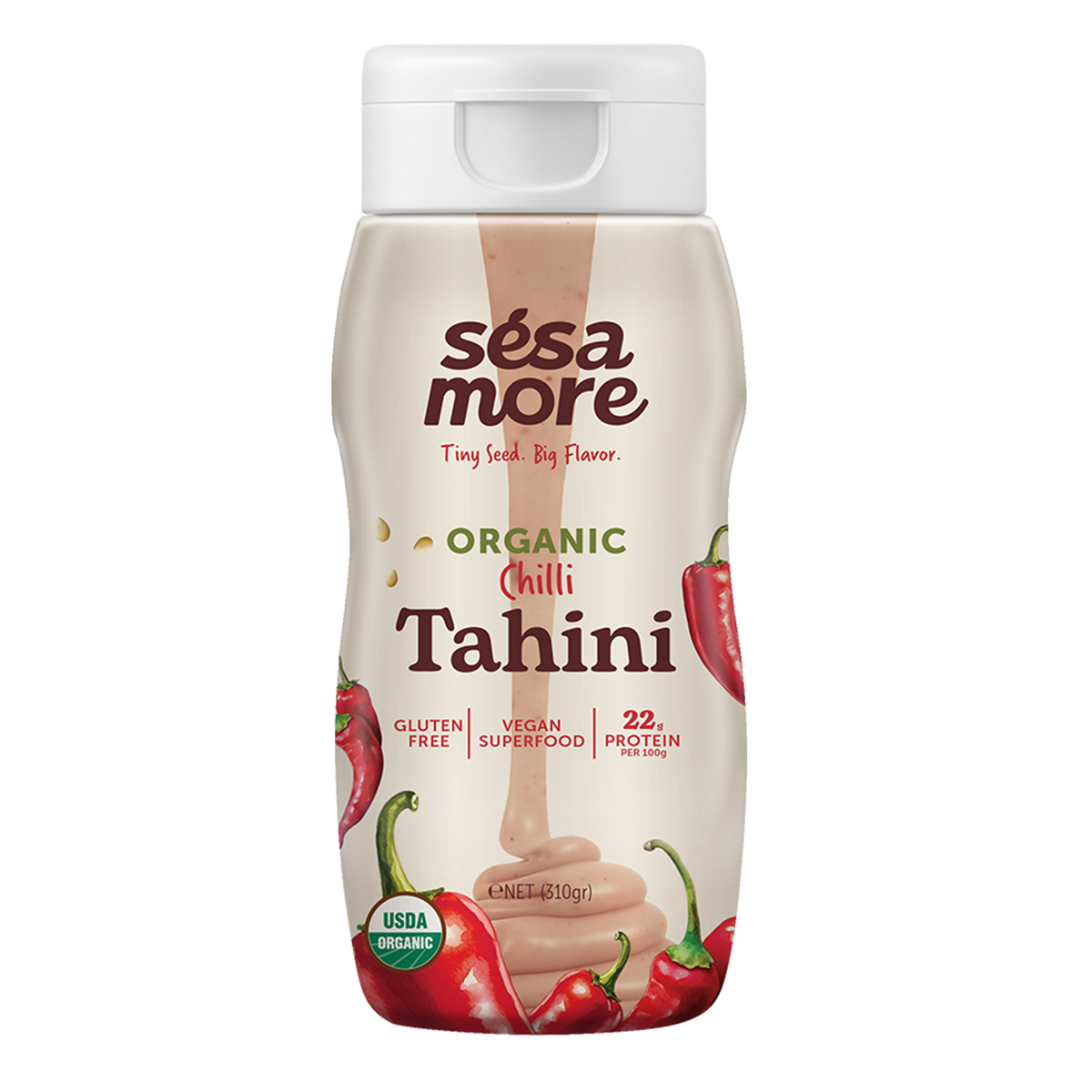 Organic Chili Tahini - Squeeze Bottle