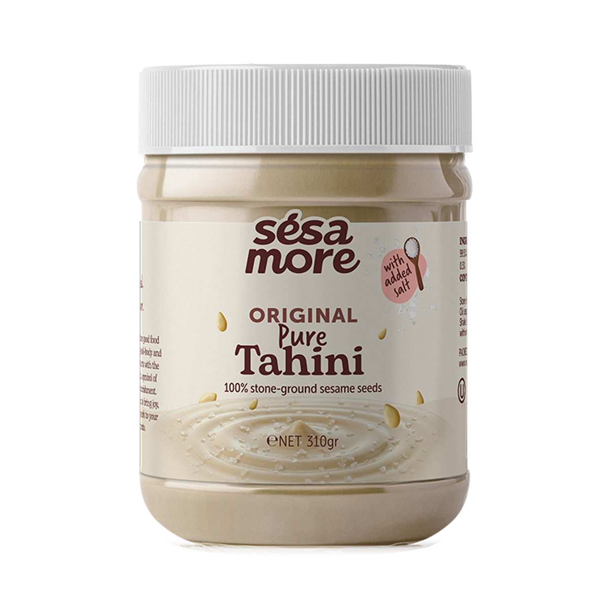Original Pure Tahini w/ salt - Jar